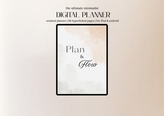 Plan & Flow, all-in-one life planner.
